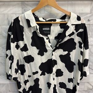 Cow print shirt